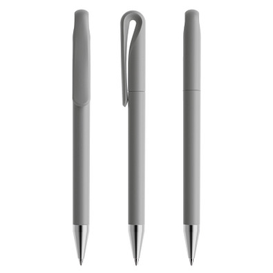 prodir® Drehkugelschreiber DS1 TMS Twist, blaue Mine, delfingrau