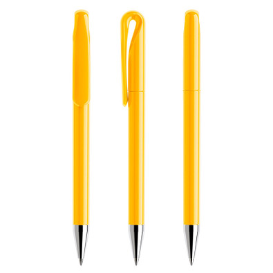 prodir® Drehkugelschreiber DS1 TPC Twist, blaue Mine, gelb