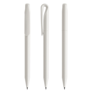 prodir® Drehkugelschreiber DS1 TPP Twist, blaue Mine, weiß