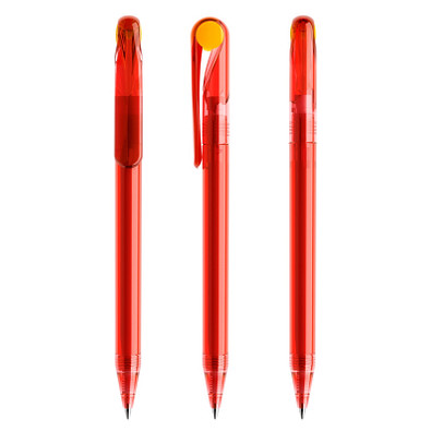 prodir® Drehkugelschreiber DS1 TTT Twist, blaue Mine, rot/gelb prodir® Drehkugelschreiber DS1 TTT Twist, blaue Mine, rot/gelb