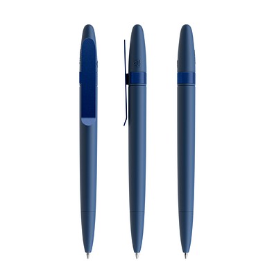 prodir DS5 Soft Touch TSR Twist Kugelschreiber, Sodalite Blue-Sideral Blue satin finish