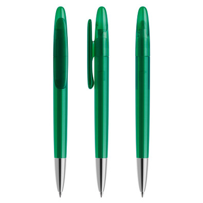 prodir® Drehkugelschreiber DS5 TFS Twist, blaue Mine, dunkelgrün