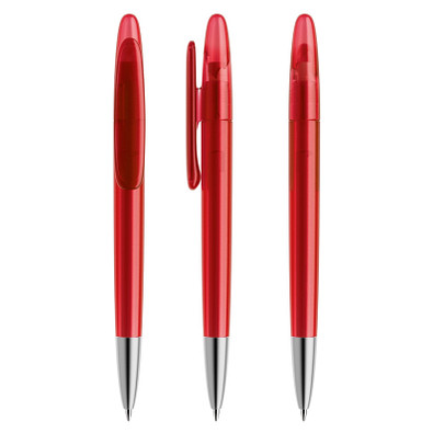 prodir® Drehkugelschreiber DS5 TFS Twist, blaue Mine, dunkelrot