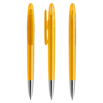 prodir® Drehkugelschreiber DS5 TFS Twist, blaue Mine, gelb