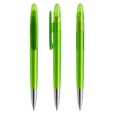 prodir® Drehkugelschreiber DS5 TFS Twist, blaue Mine, hellgrün