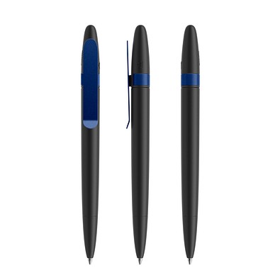 prodir DS5 TSM Twist Kugelschreiber, Black-Sideral Blue satin finish