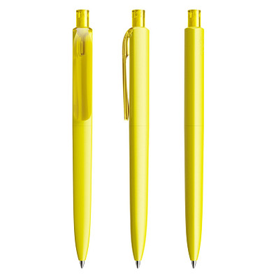 prodir® Druckkugelschreiber DS8 PMM Push, blaue Mine, gelb