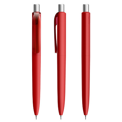 prodir® Druckbleistift DS8 Soft Touch MRR, dunkelrot/silber satiniert prodir® Druckbleistift DS8 Soft Touch MRR, dunkelrot/silber satiniert