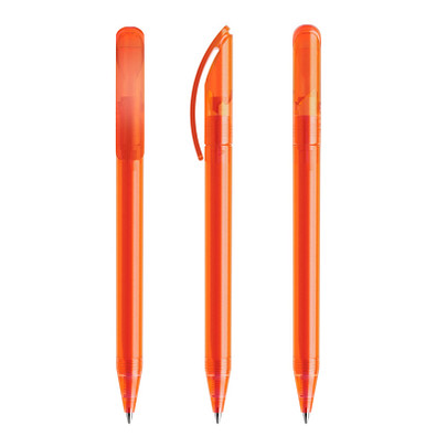 prodir® Drehkugelschreiber DS3 TFF, blaue Mine, orange/gefrostet prodir® Drehkugelschreiber DS3 TFF, blaue Mine, orange/gefrostet