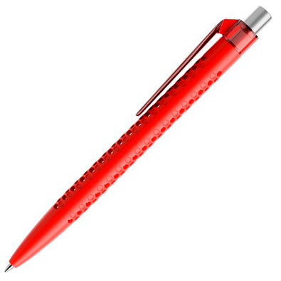 prodir® Kugelschreiber QS40 PMT Air, blaue Mine, rot/silber satiniert prodir® Kugelschreiber QS40 PMT Air, blaue Mine, rot/silber satiniert