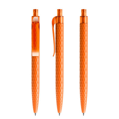prodir® Druckkugelschreiber QS01 PMT Push, blaue Mine, orange prodir® Druckkugelschreiber QS01 PMT Push, blaue Mine, orange