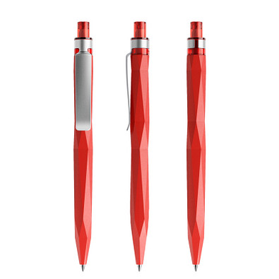 prodir® Druckkugelschreiber QS20 PMS Push, blaue Mine, rot prodir® Druckkugelschreiber QS20 PMS Push, blaue Mine, rot
