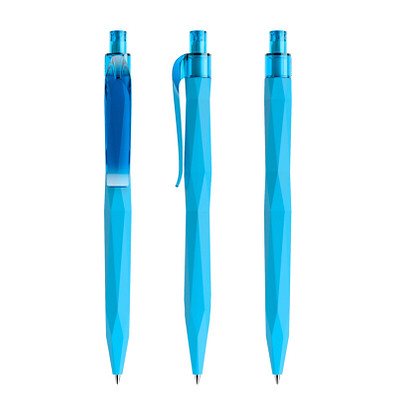 prodir® Kugelschreiber QS20 Soft Touch PRT Push, cyanblau prodir® Kugelschreiber QS20 Soft Touch PRT Push, cyanblau
