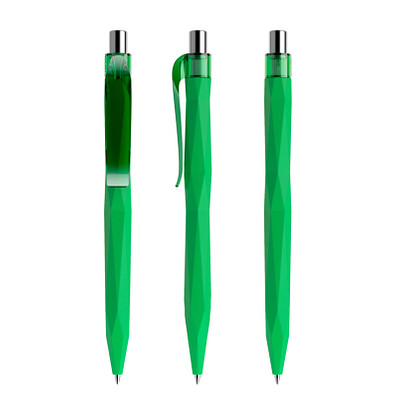 prodir® Kugelschreiber QS20 Soft Touch PRT Push, hellgrün/silber poliert prodir® Kugelschreiber QS20 Soft Touch PRT Push, hellgrün/silber poliert
