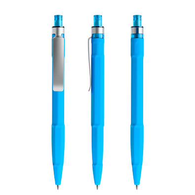 prodir® Druckkugelschreiber QS30 Soft Touch PRS Push, cyanblau prodir® Druckkugelschreiber QS30 Soft Touch PRS Push, cyanblau