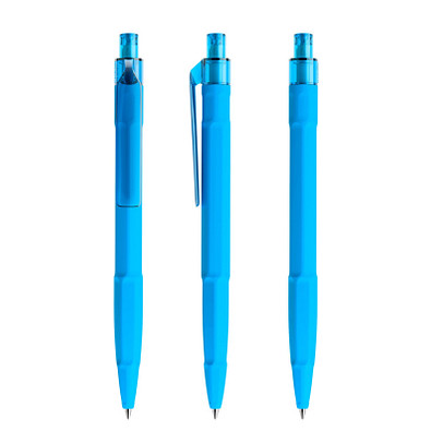 prodir® Druckkugelschreiber QS30 Soft Touch PRT Push, blaue Mine, cyanblau prodir® Druckkugelschreiber QS30 Soft Touch PRT Push, blaue Mine, cyanblau