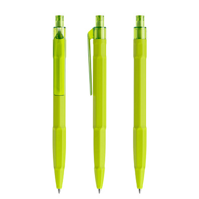 prodir® Druckkugelschreiber QS30 Soft Touch PRT Push, blaue Mine, gelbgrün prodir® Druckkugelschreiber QS30 Soft Touch PRT Push, blaue Mine, gelbgrün