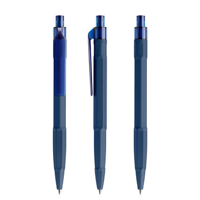 prodir® Druckkugelschreiber QS30 Soft Touch PRT Push, blaue Mine, dunkelblau prodir® Druckkugelschreiber QS30 Soft Touch PRT Push, blaue Mine, dunkelblau