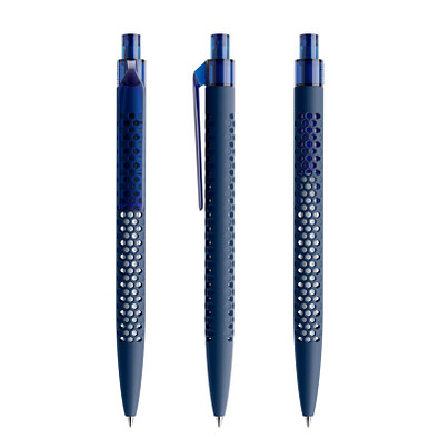 prodir® Druckkugelschreiber QS40 Soft Touch PRT Push, blaue Mine, dunkelblau prodir® Druckkugelschreiber QS40 Soft Touch PRT Push, blaue Mine, dunkelblau
