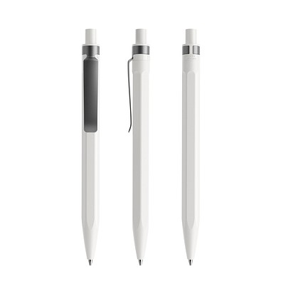 prodir QS50 PMS Push Kugelschreiber, White-Graphite