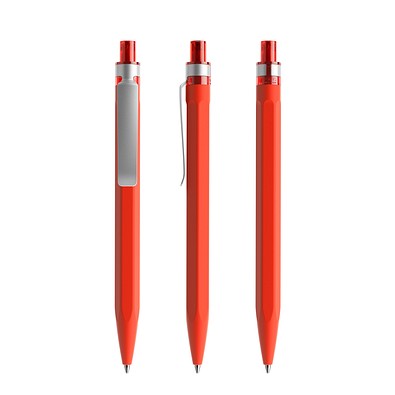 prodir QS50 Soft Touch PRS Push Kugelschreiber, Red