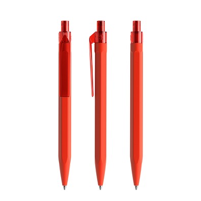 prodir QS50 Soft Touch PRT Push Kugelschreiber, Red