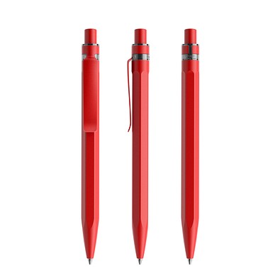 prodir QS50 Stone PQS Push Kugelschreiber, Red Jasper-Red Jasper satin finish