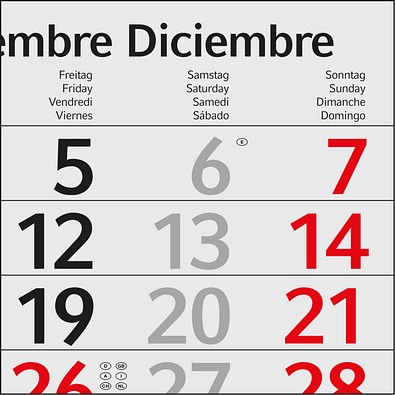 Geiger-Notes Monatskalender Profil 3 Recycling, inkl. Druck