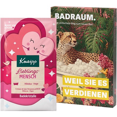 Promotion Case, Kneipp Badekristalle Lieblingsmensch, inkl. Druck