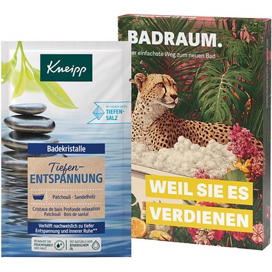 Promotion Case, Kneipp Badekristalle Tiefenentspannung, inkl. Druck
