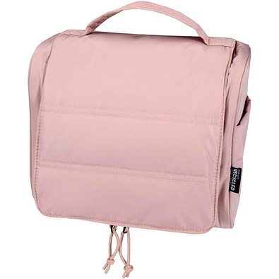 Puffer GRS recycelte aufhängbare Kulturtasche 8L, altrosa