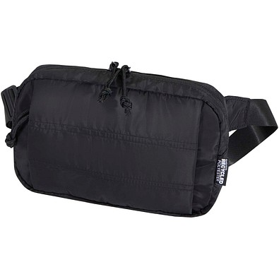 Puffer GRS recycelte Gürteltasche 1,5L, schwarz