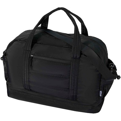 Puffer GRS recycelte Reisetasche mit isoliertem Boden 30L, schwarz