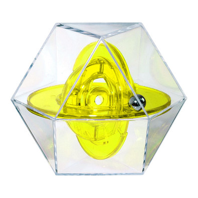 Pussycat Geduldspiel Dymaxion Five, transparent-gelb Pussycat Geduldspiel Dymaxion Five, transparent-gelb