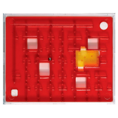 Pussycat Geduldspiel Labyrinth, transparent-rot Pussycat Geduldspiel Labyrinth, transparent-rot