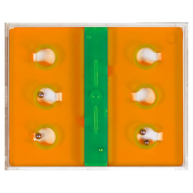 Pussycat Geduldspiel Six, transparent-orange Pussycat Geduldspiel Six, transparent-orange