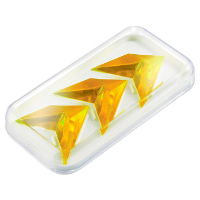 Pussycat Knobelspiel "Triple-Pyramide", transparent-gelb Pussycat Knobelspiel "Triple-Pyramide", transparent-gelb