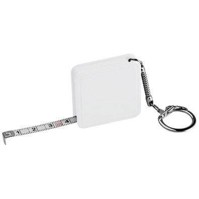 Quadradtisches 1 Meter Stahlbandmaß, weiss Quadradtisches 1 Meter Stahlbandmaß, weiss