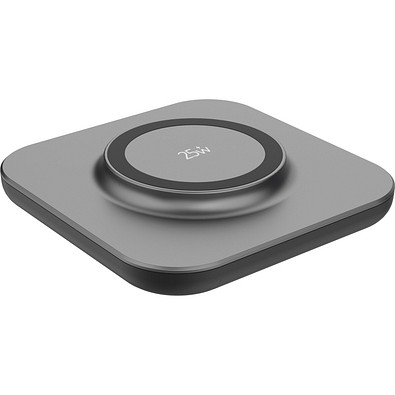 Quantum Ultra-Fast 25W magnetisches Wireless-Charging-Pad, grau, schwarz