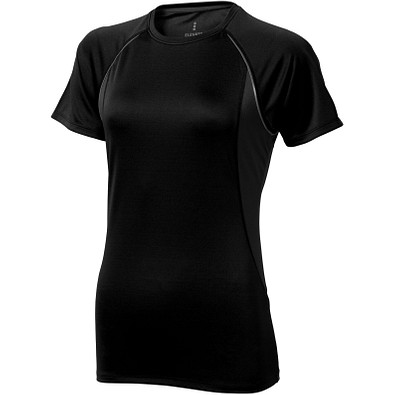 ELEVATE Damen T-Shirt Quebec cool fit, schwarz,anthrazit, L ELEVATE Damen T-Shirt Quebec cool fit, schwarz,anthrazit, L