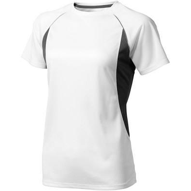 ELEVATE Damen T-Shirt Quebec cool fit, weiß,anthrazit, XXL ELEVATE Damen T-Shirt Quebec cool fit, weiß,anthrazit, XXL