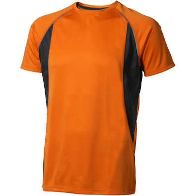 ELEVATE Herren T-Shirt Quebec cool fit, orange,anthrazit, XS ELEVATE Herren T-Shirt Quebec cool fit, orange,anthrazit, XS