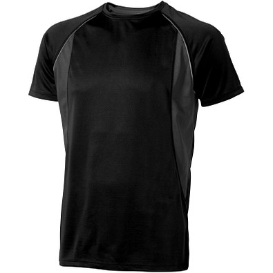 ELEVATE Herren T-Shirt Quebec cool fit, schwarz,anthrazit, XS ELEVATE Herren T-Shirt Quebec cool fit, schwarz,anthrazit, XS