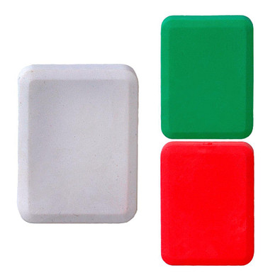 Radiergummi Rechteck, weiß