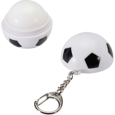 Rami Fußball Lippenpflege Vanille mit LSF 15 und Schlüsselanhänger, schwarz