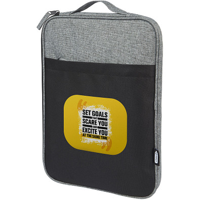 Reclaim 14 Zoll GRS recycelte Laptophülle 2,5 L, schwarz