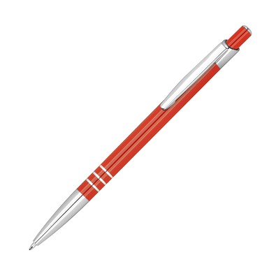 Recycelter Aluminium Kugelschreiber, rot