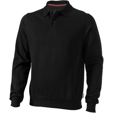Slazenger™ Unisex Polo Sweatshirt Referee, schwarz, L Slazenger™ Unisex Polo Sweatshirt Referee, schwarz, L