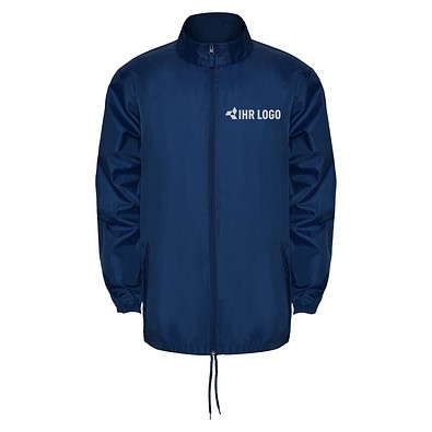 Regenjacke Island –  leichte Windjacke mit Reißverschluss, S, Navy
