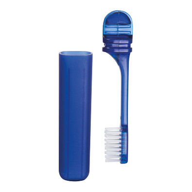 Reisezahnbürste, blau